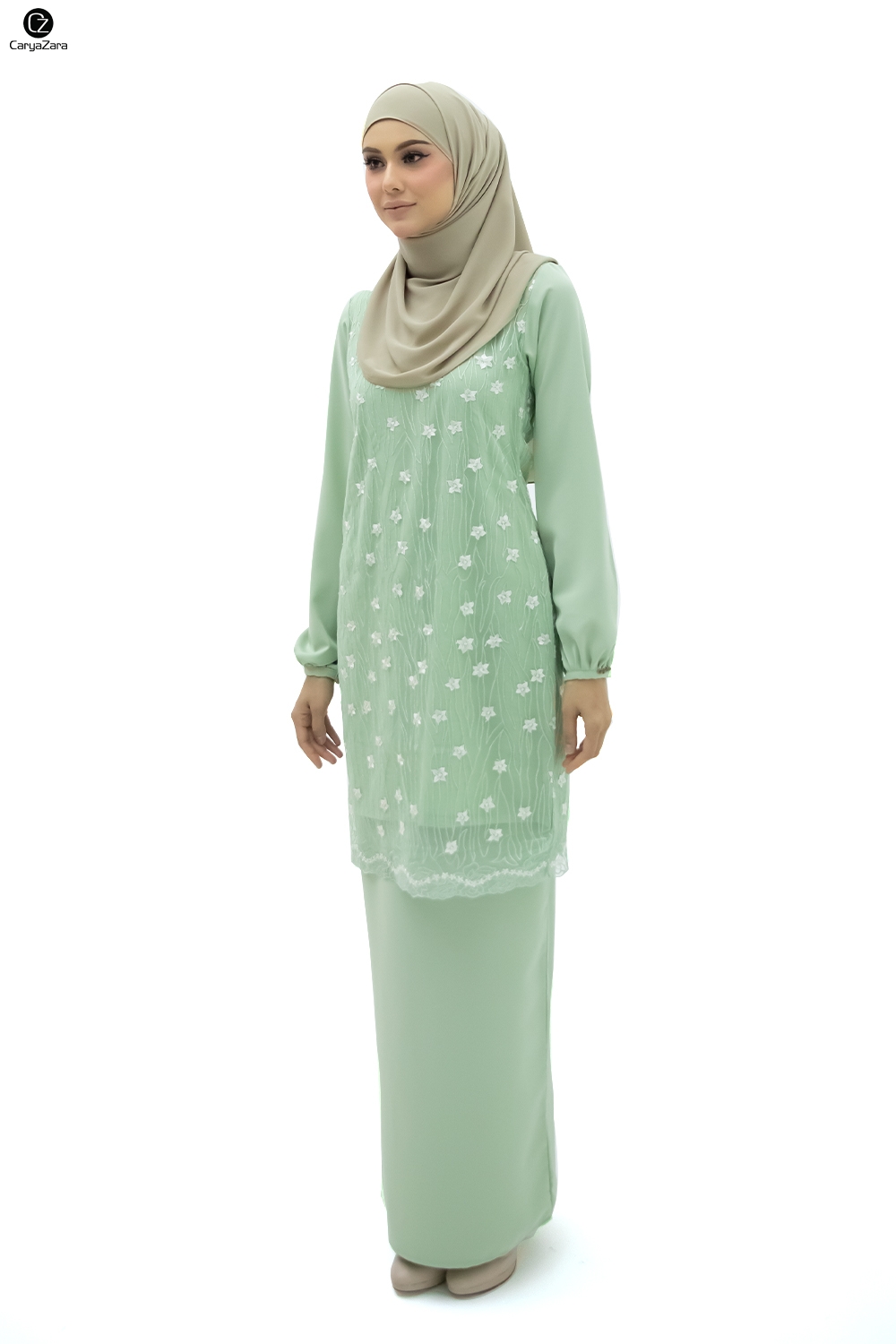 Lateefa Luxe - Mint Green